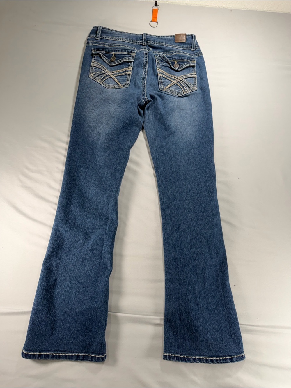 WallFlower "The Luscious Curvy" mid-rise denim jeans Sz 9R #927 - Picture 12 of 12
